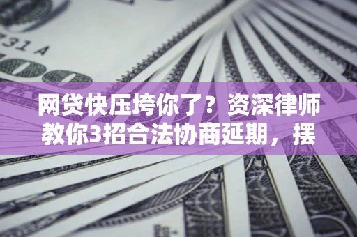 济南网贷快压垮你了？资深律师教你3招合法协商延期，摆脱暴力催收！