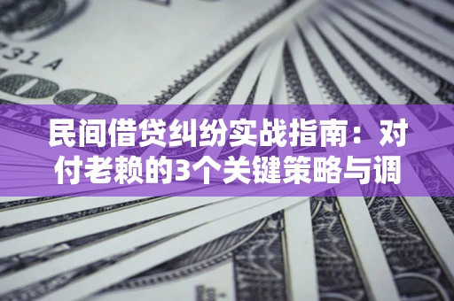 济南民间借贷纠纷实战指南：对付老赖的3个关键策略与调解盲区解析