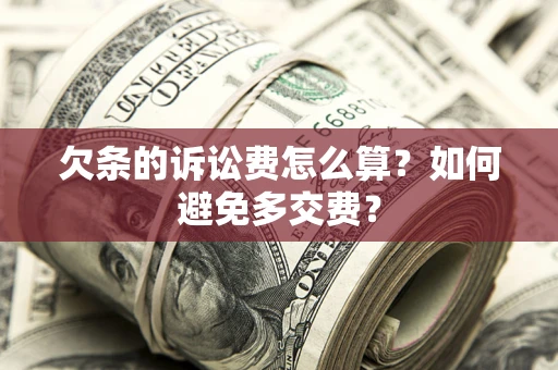 济南欠条的诉讼费怎么算？如何避免多交费？