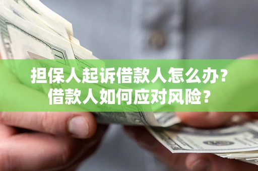 济南担保人起诉借款人怎么办？借款人如何应对风险？