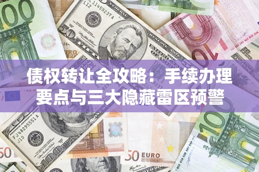 济南债权转让全攻略：手续办理要点与三大隐藏雷区预警